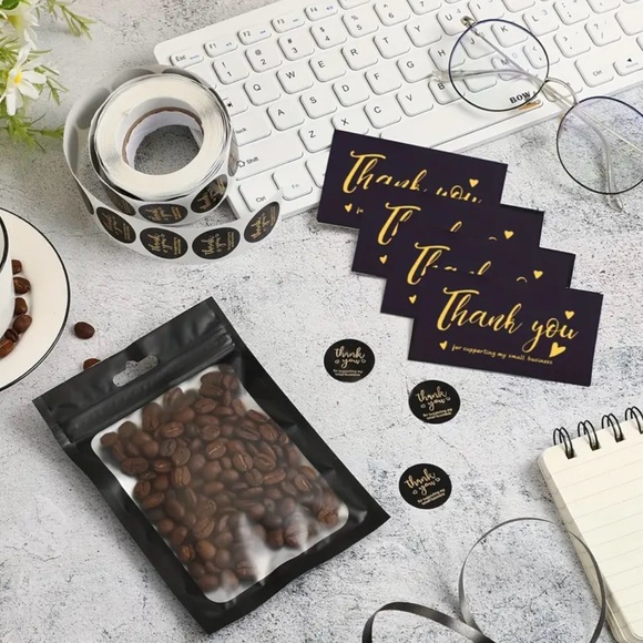 1740 Piece Thank You Card and Sticker and Seal Bag Set New in Packaging - Picture 7 of 9